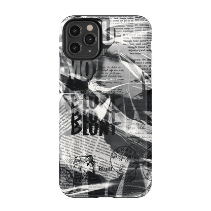 Black Love Letter iPhone Case