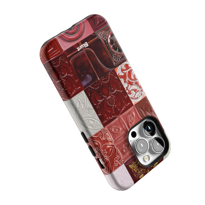 Checkered-Rouge-iphone-case-iPhone 13 Pro-4