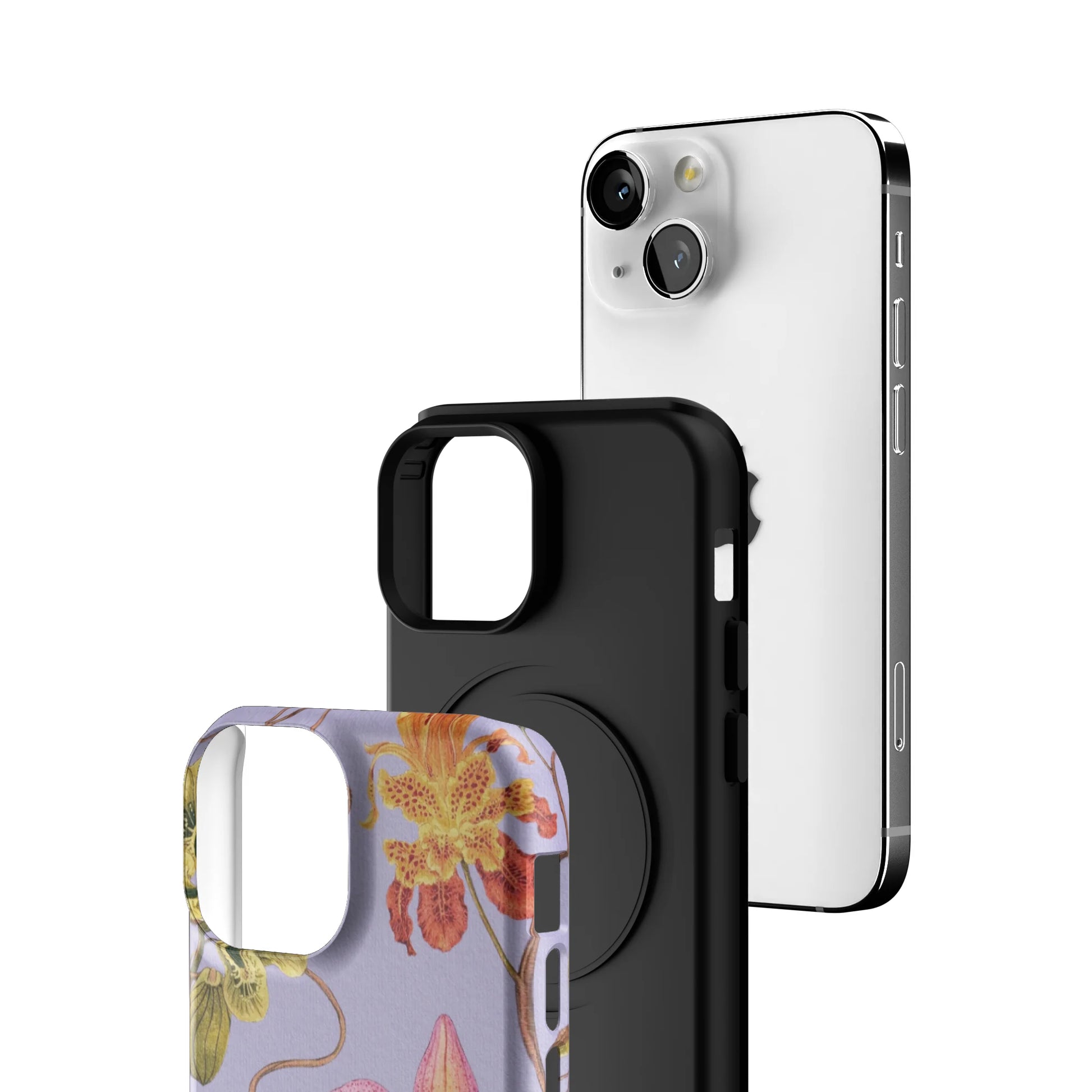 Lilac-Garden-iphone-case-iPhone 13 Mini-3