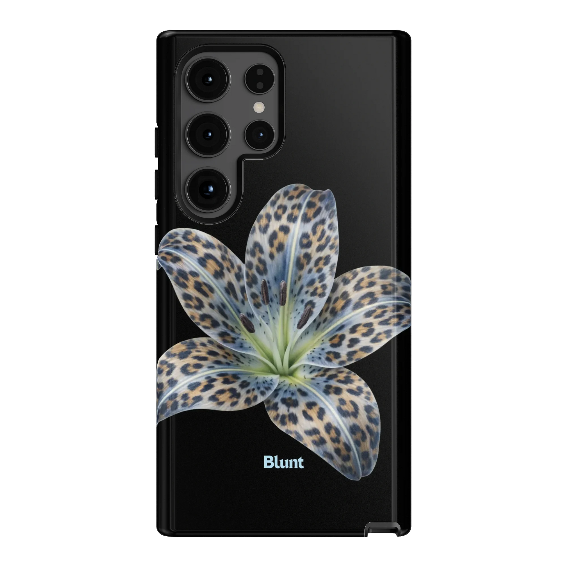 Blue-Leopard-Bloom-samsung-case-Galaxy S24 Ultra-1