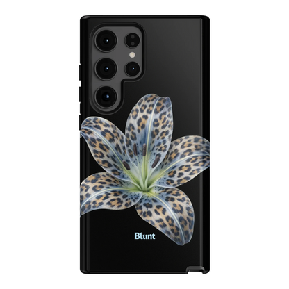 Blue-Leopard-Bloom-samsung-case-Galaxy S24 Ultra-1