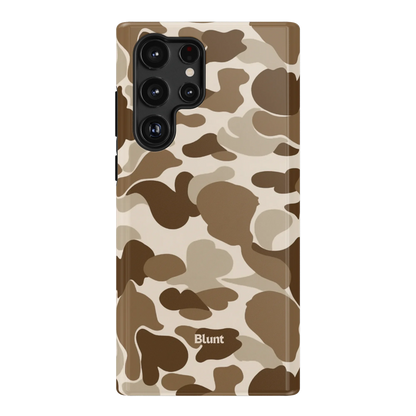 Brown Camo Samsung Case