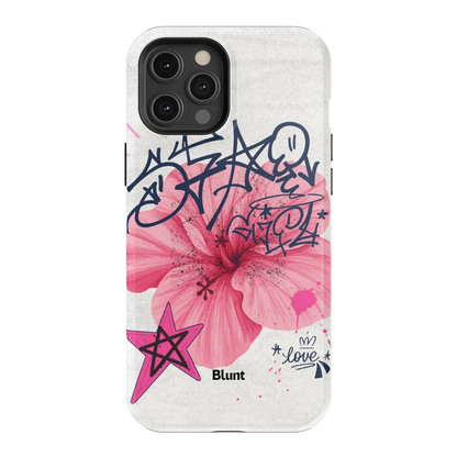 Grafitti Blossom iPhone Case