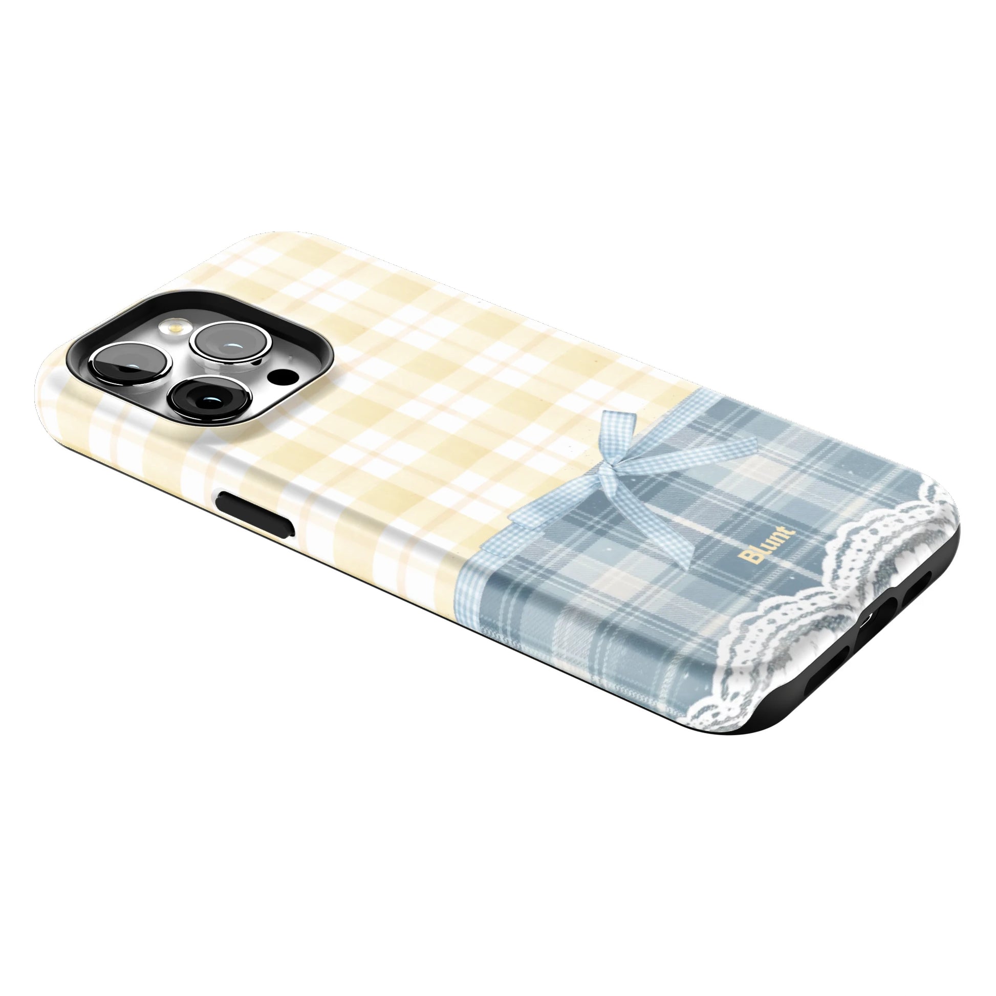 Blue-Lemonplaid-iphone-case-iPhone 15 Pro Max-2