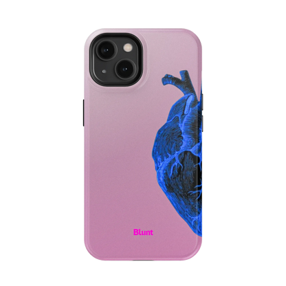 Anatomy Heart Blue iPhone Case