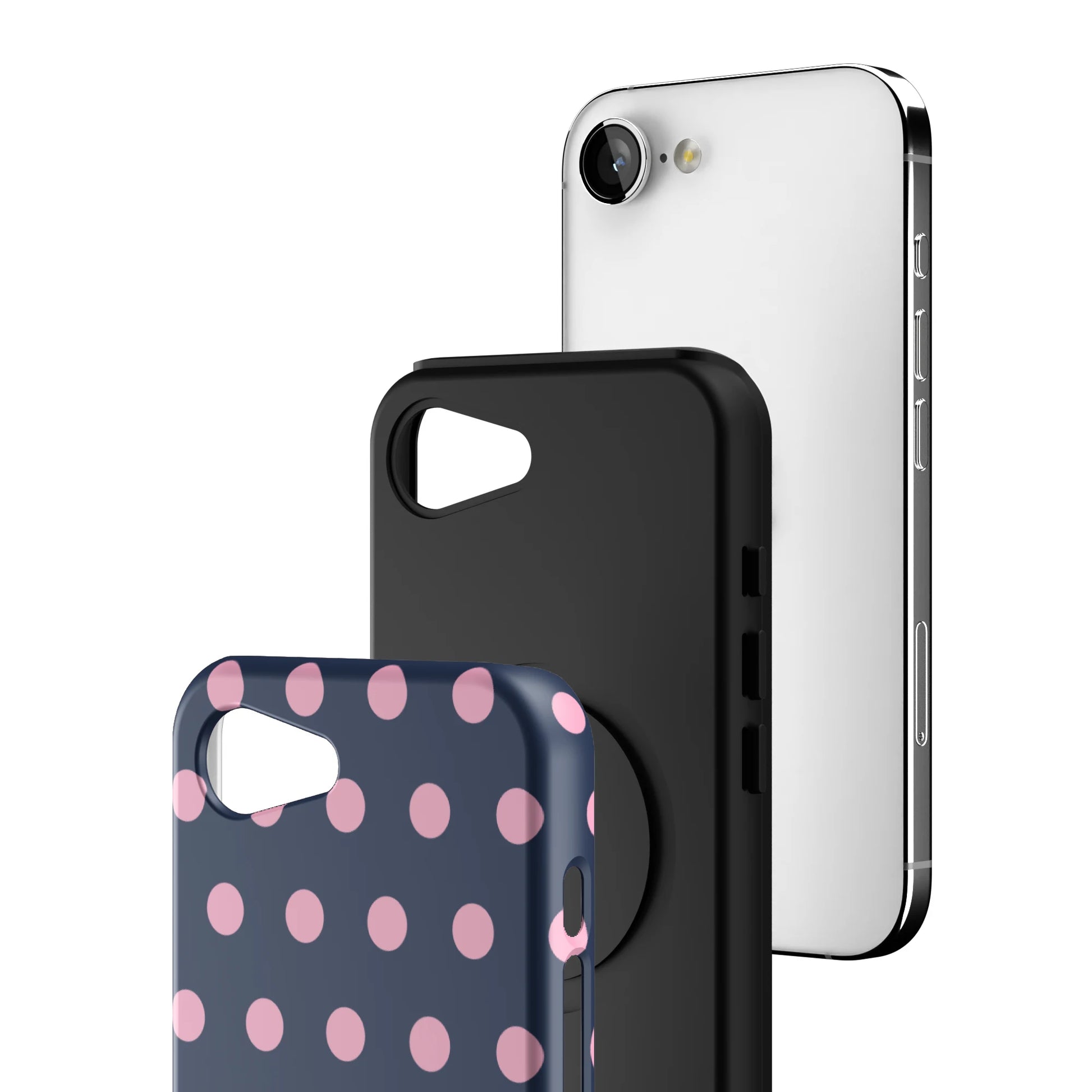 Navy-Polka-iphone-case-iPhone 17 E-3