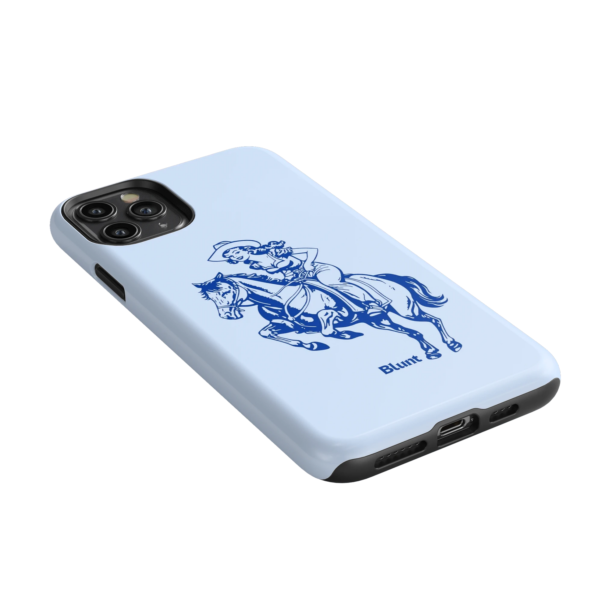 Blue-Lasso-Lady-iphone-case-iPhone 11 Pro Max-2