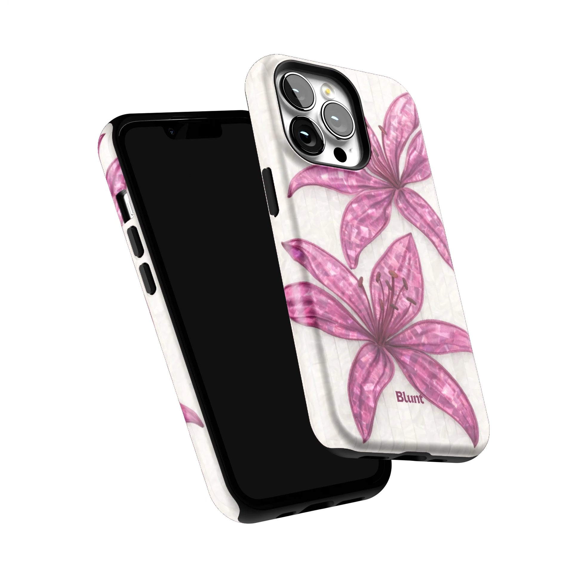 Purple-Floral-Luster-iphone-case-iPhone 13 Pro-5