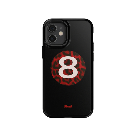 Red Cheetah Magic 8 iPhone Case