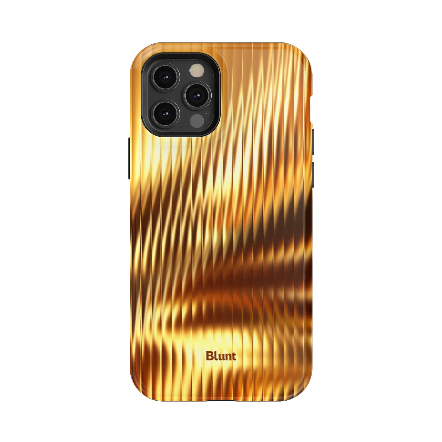 Golden Ripple iPhone Case