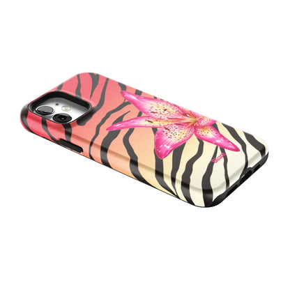 Striped-Lilly-iphone-case-iPhone 12-2