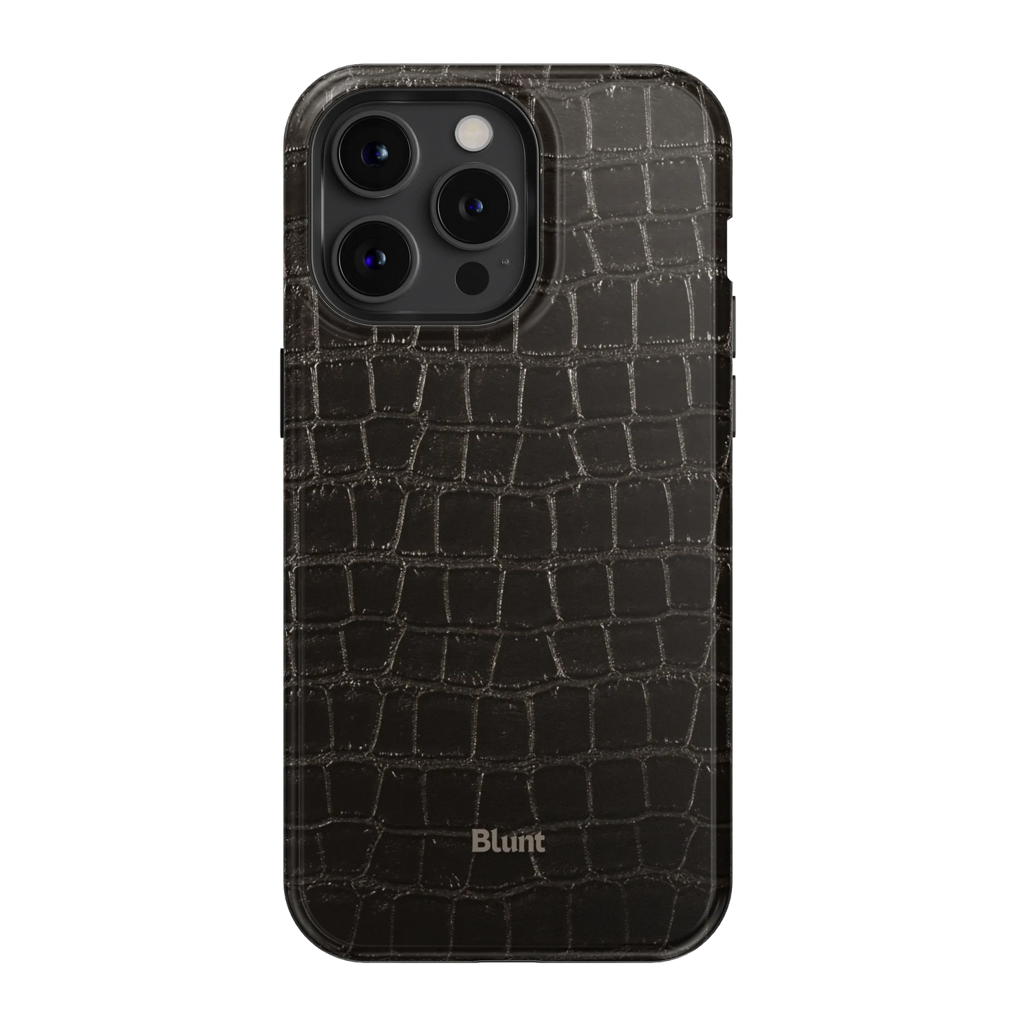 Onyx Croc iPhone Case
