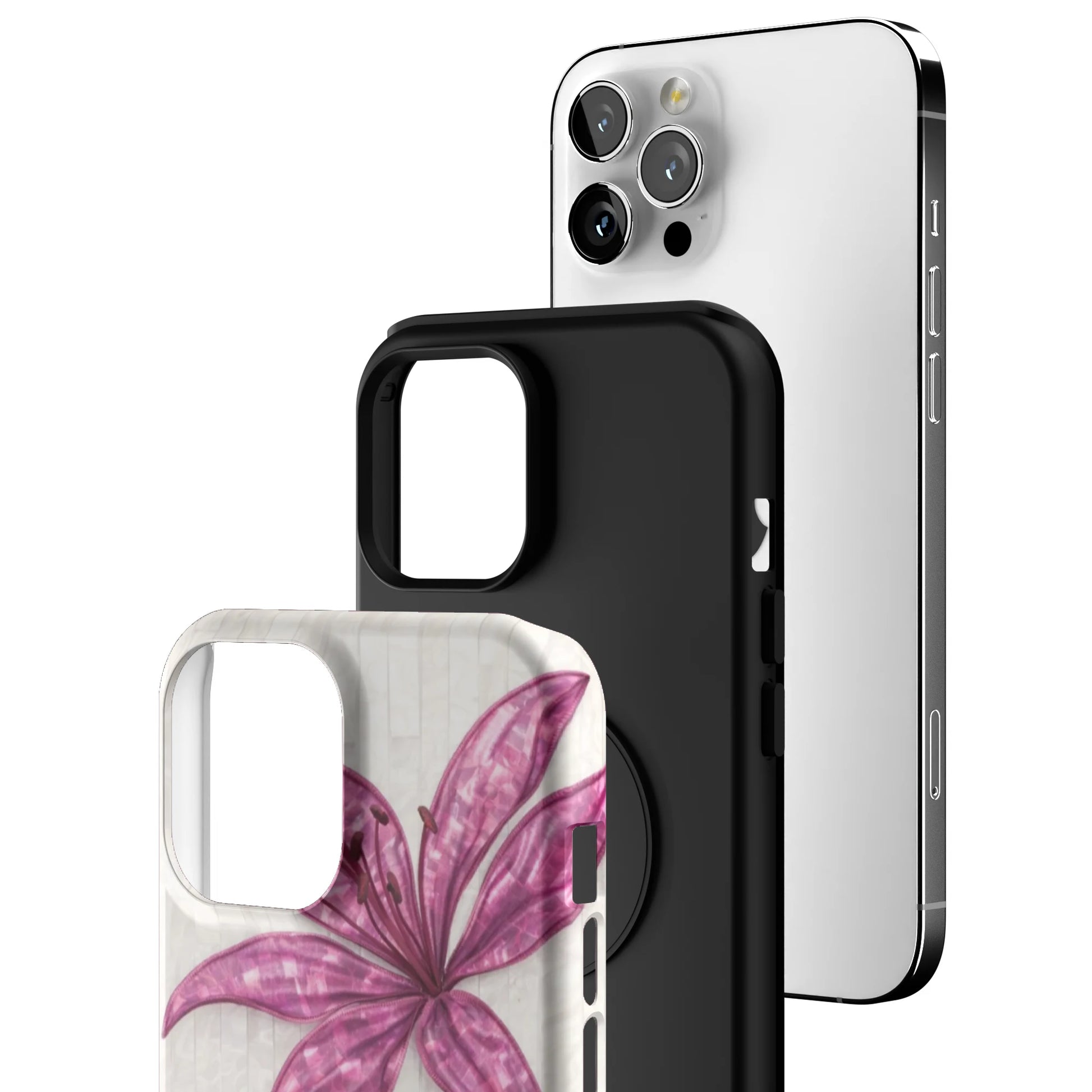 Purple-Floral-Luster-iphone-case-iPhone 12 Pro Max-3