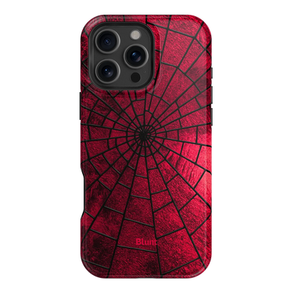 Crimson Web iPhone Case