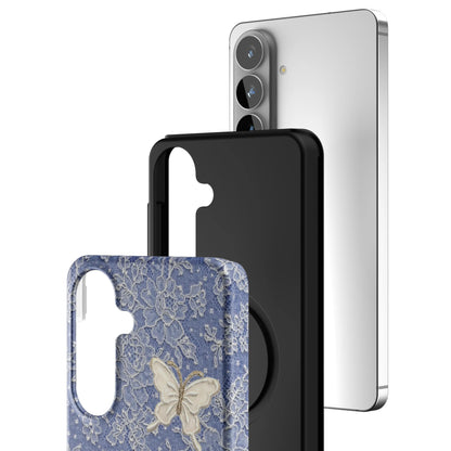 Blue-Lace-Butterfly-samsung-case-Galaxy S26 Plus-3