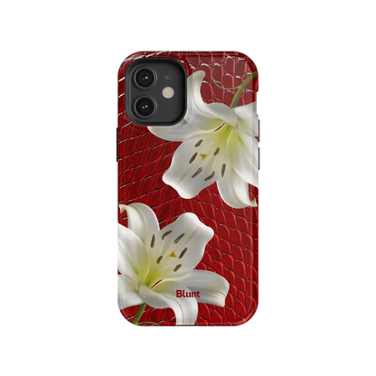 Crimson Lily iPhone Case