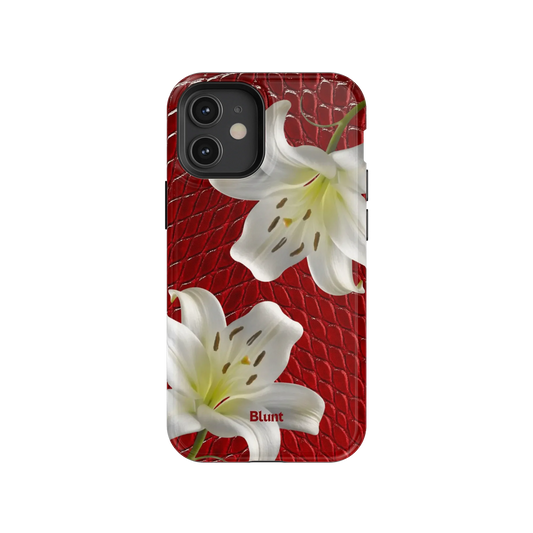 Crimson Lily iPhone Case