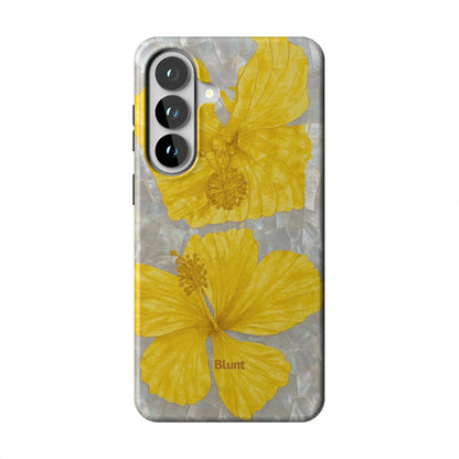 Yellow Coconut Bloom Samsung Case