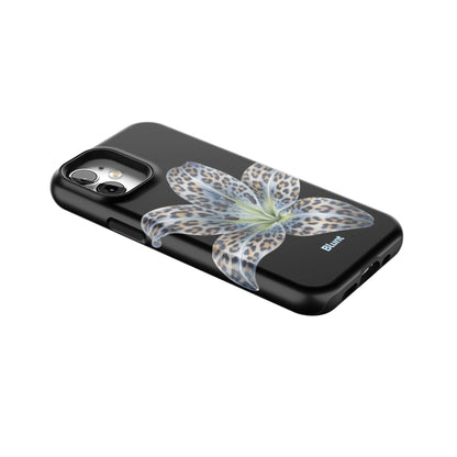 Blue-Leopard-Bloom-iphone-case-iPhone 12 Mini-2
