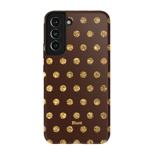 Gold Polka Samsung Case