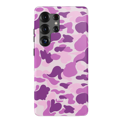 Purple Camo Samsung Case
