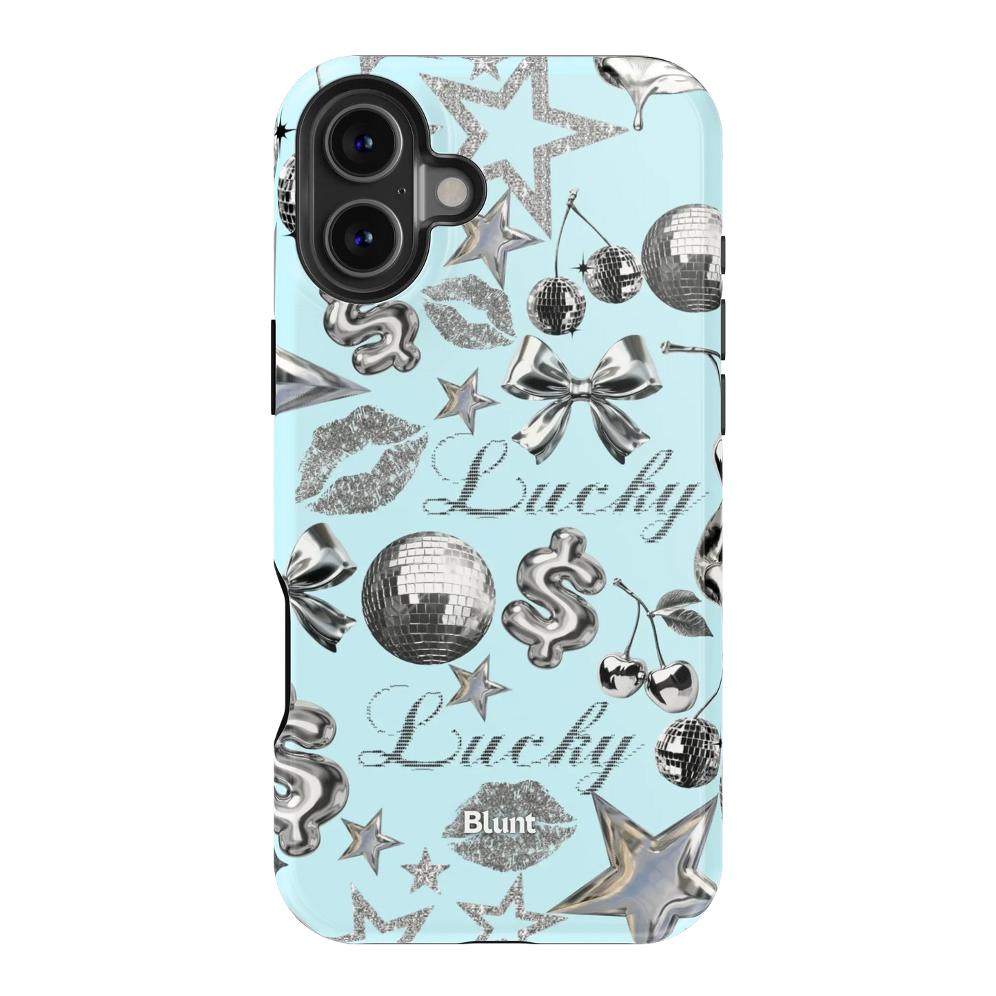 Lucky Baby Blue iPhone Case