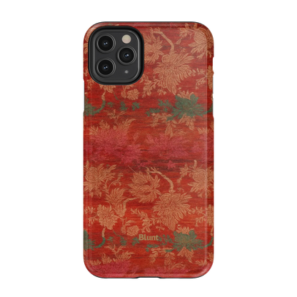 Crimson Tapestry iPhone Case