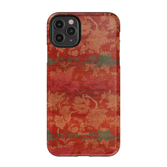 Crimson Tapestry iPhone Case