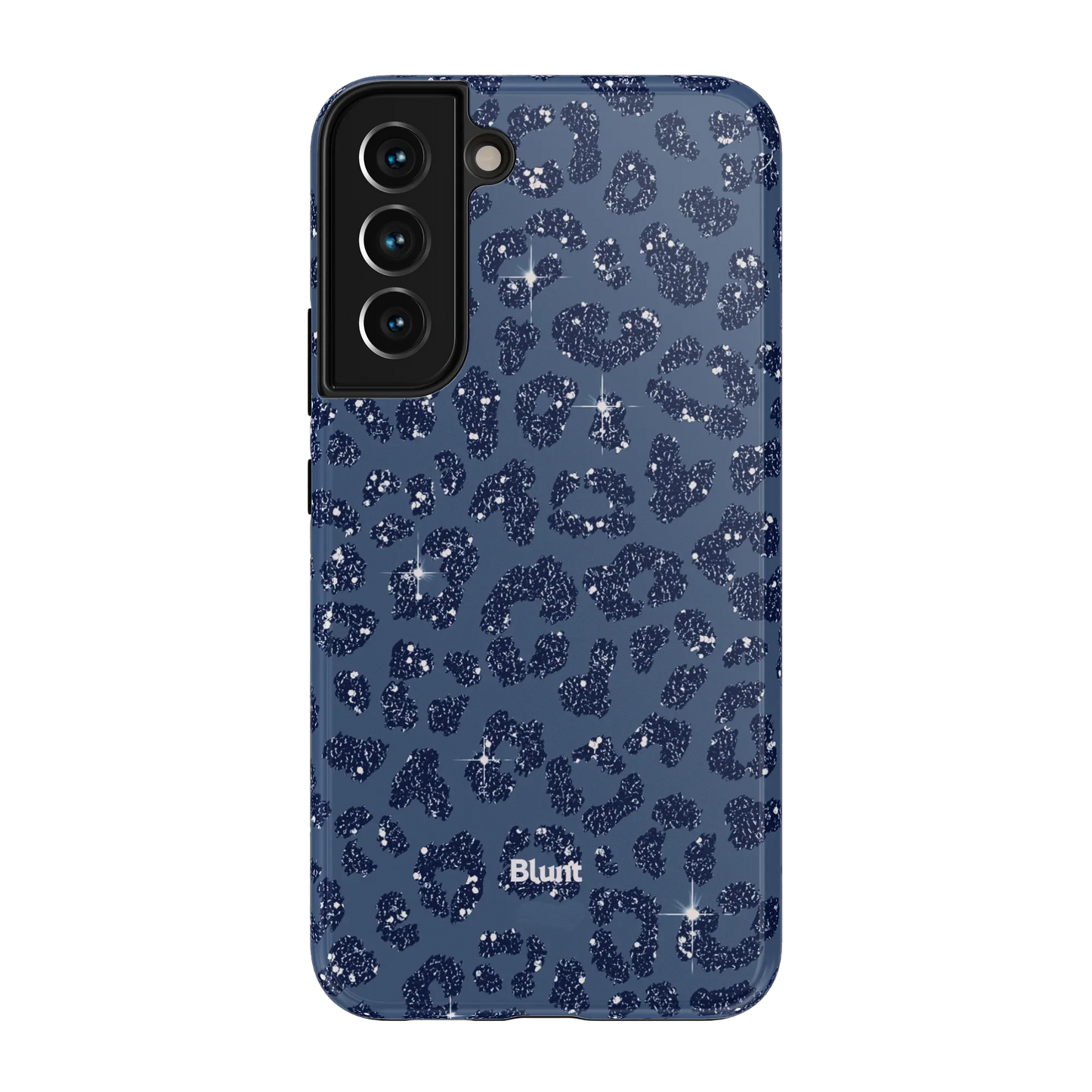 Blue Cheetah Print Samsung Case