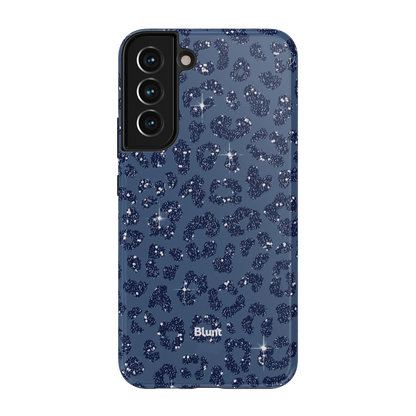 Blue Cheetah Print Samsung Case