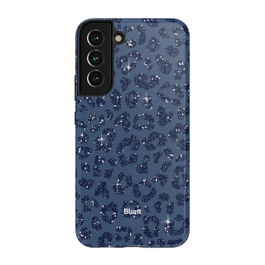 Blue Cheetah Print Samsung Case