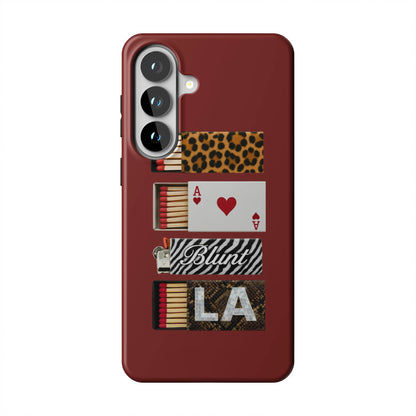 Burgundy Match Samsung Case