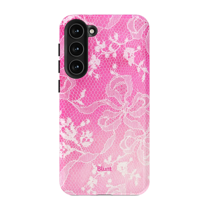 Pink-Lacewave-samsung-case-Galaxy S23 Plus-1