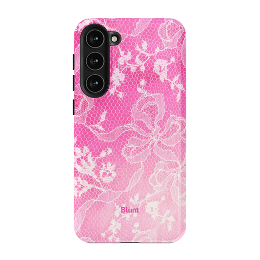 Pink-Lacewave-samsung-case-Galaxy S23 Plus-1