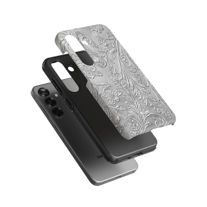 Tooled Silver Samsung Case