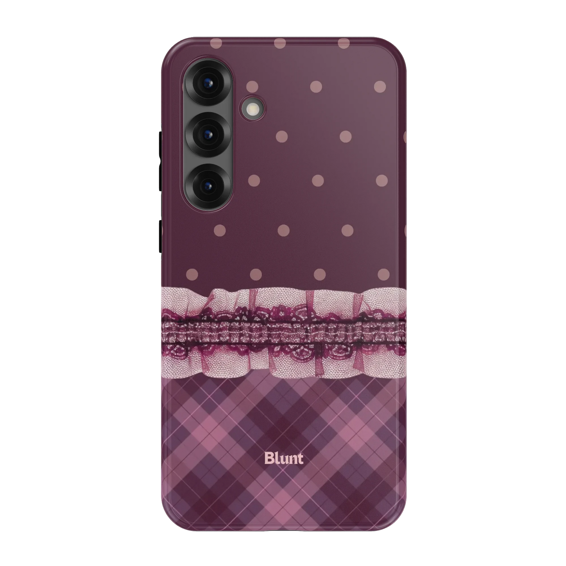 Lilac-Lattice-samsung-case-S25 Plus-1