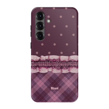 Lilac-Lattice-samsung-case-S25 Plus-1