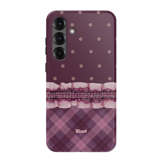 Lilac-Lattice-samsung-case-S25 Plus-1