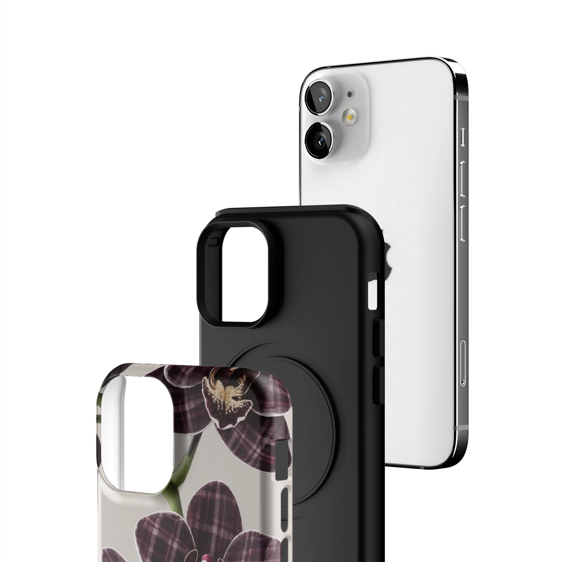 Petal-Plaid-iphone-case-iPhone 12 Mini-3