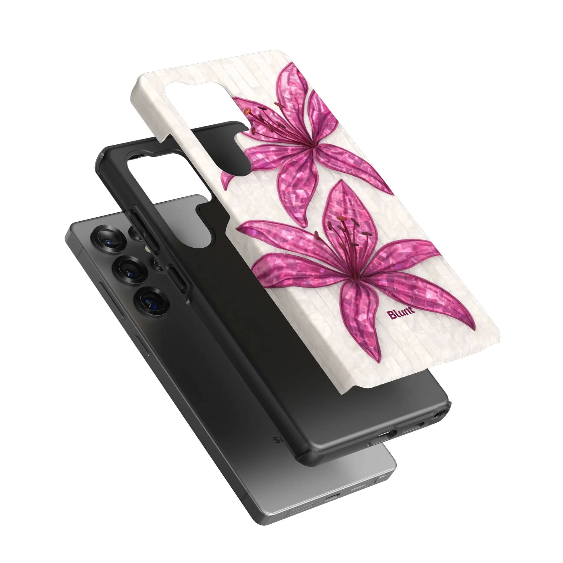 Purple-Floral-Luster-samsung-case-S25 Ultra-3