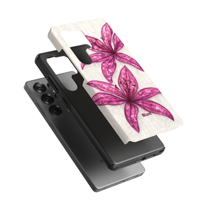 Purple-Floral-Luster-samsung-case-S25 Ultra-3
