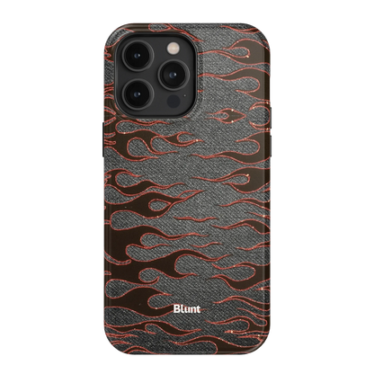 Steel Flame iPhone Case