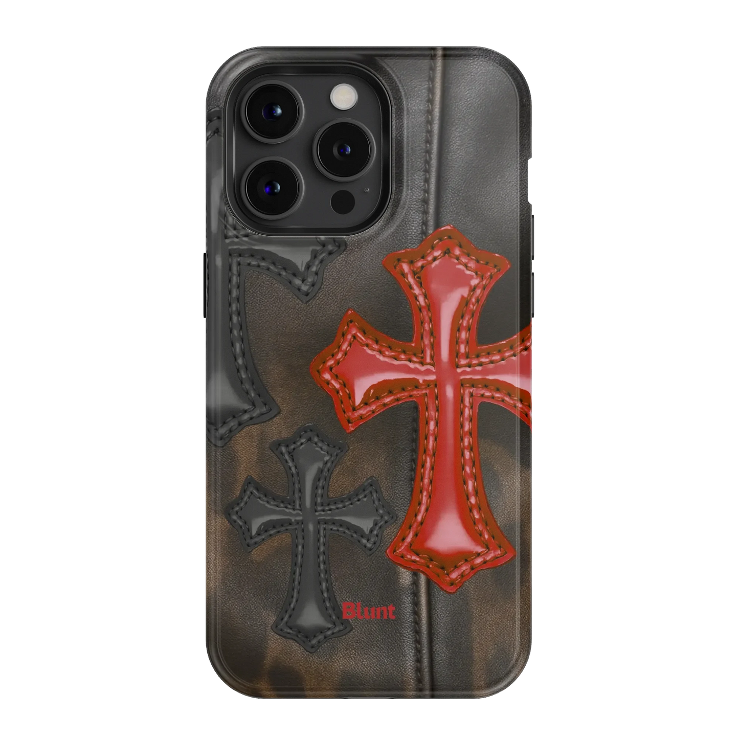 Leather Crosses iPhone Case