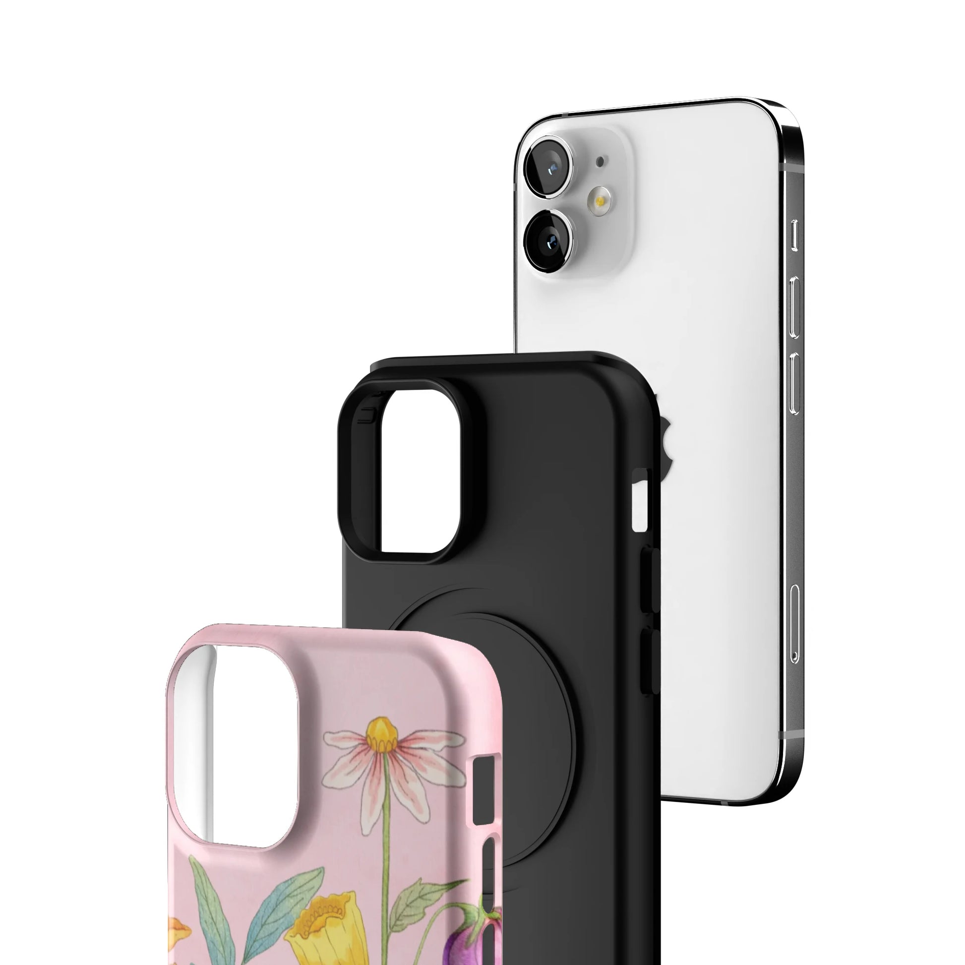 Pink-Meadow-iphone-case-iPhone 12 Mini-3