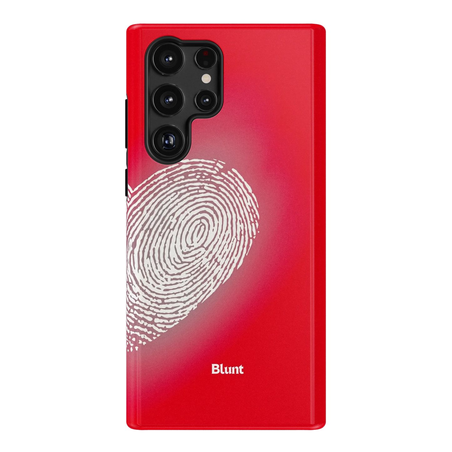 Heart Print Red Samsung Case