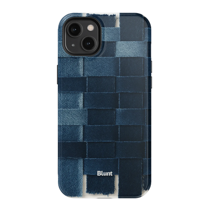 Indigo Weave iPhone Case