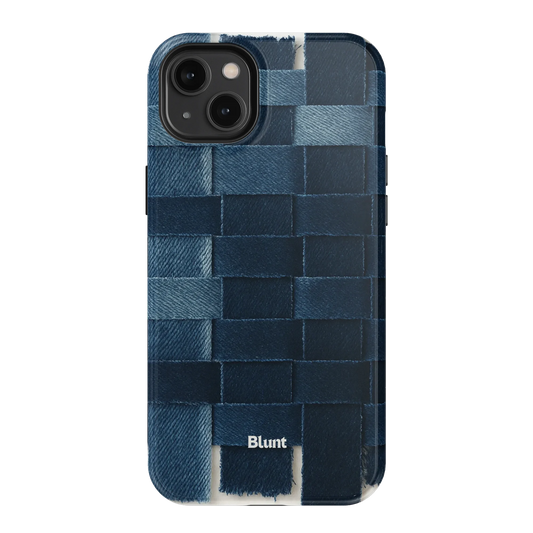 Indigo Weave iPhone Case