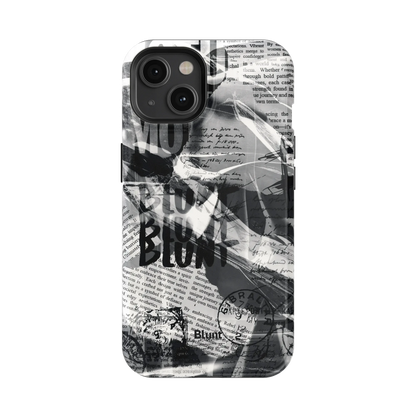 Black Love Letter iPhone Case