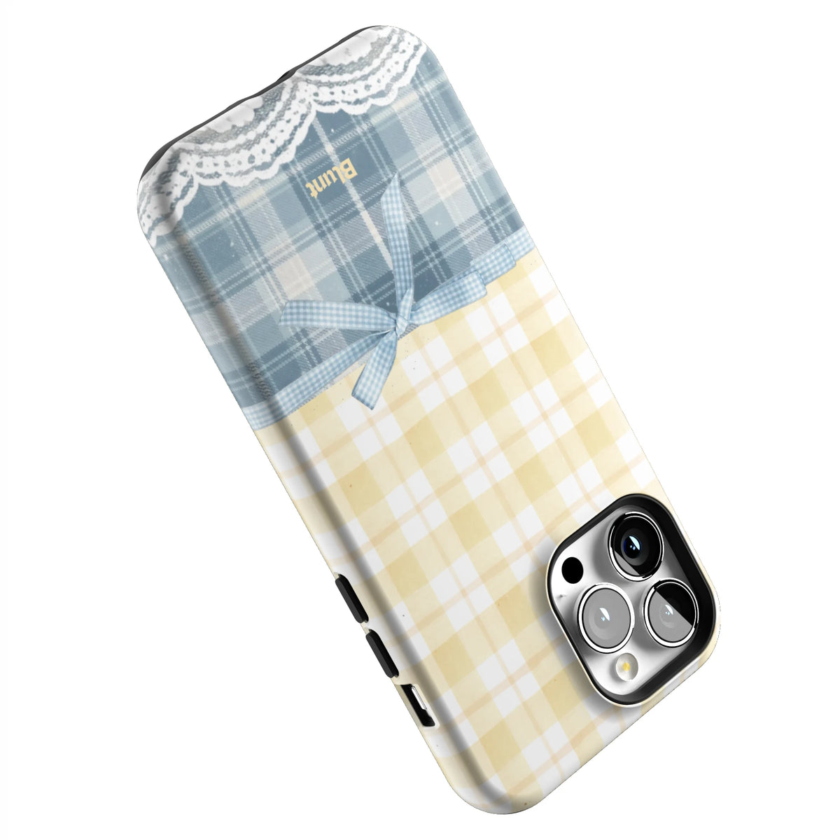 Blue-Lemonplaid-iphone-case-iPhone 13 Pro Max-4