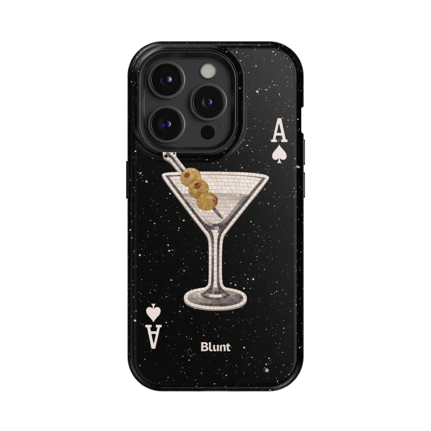 Black Dirty Martini iPhone Case